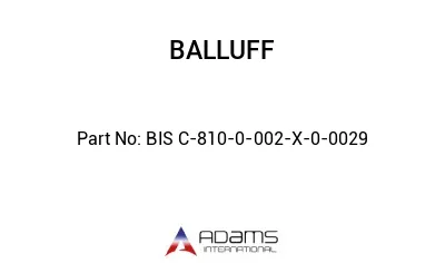 BIS C-810-0-002-X-0-0029									